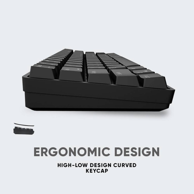 Buy Armaggeddon Mechanical Keyboard - MBA-61R - White Wireless Bluetooth Mechani... in Cyprus, Nicosia, Limassol, Larnaka, Pafos