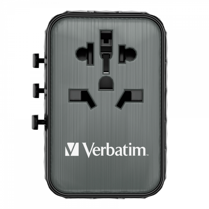 Buy Verbatim Charger Travel Adapter World to World GAN III 65W 2xC 2xA - UTA-05 ... in Cyprus, Nicosia, Limassol, Larnaka, Pafos