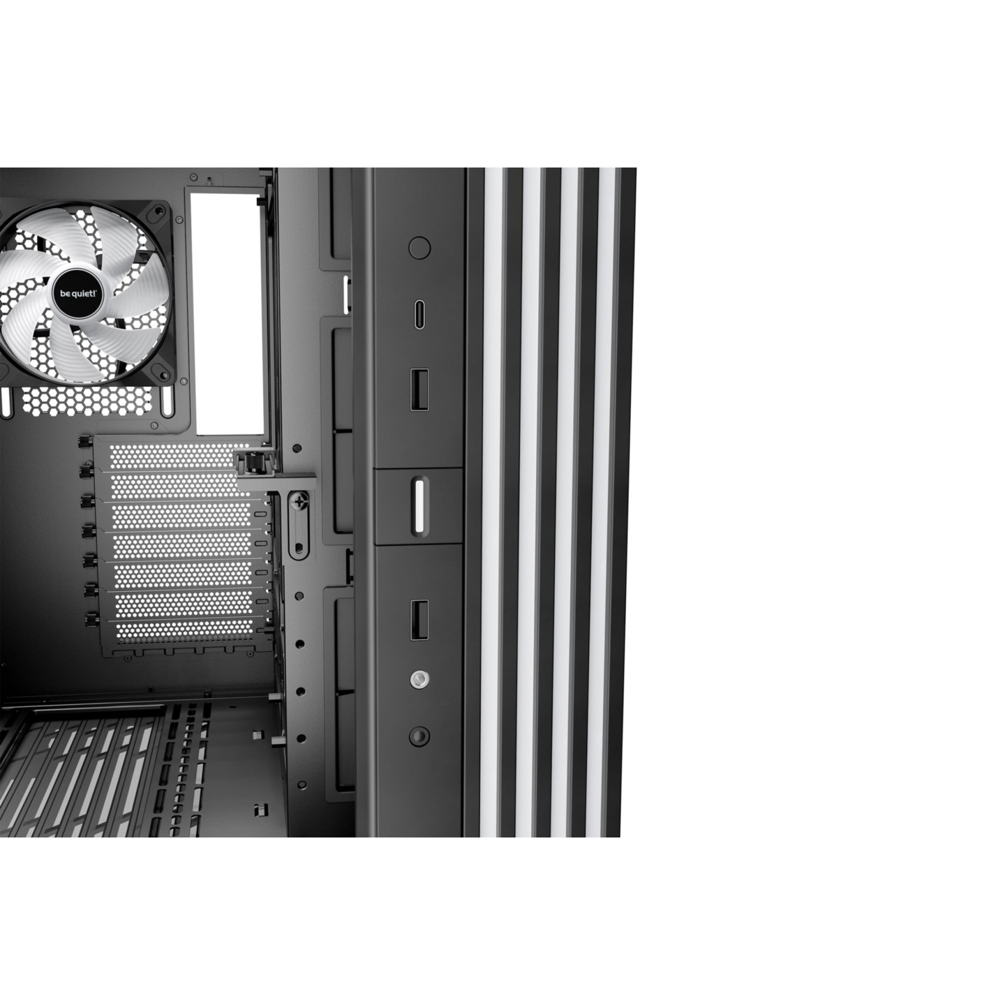 be quiet! Light Base 600 DX Mid Tower Case - Black, Tempered Glass, ARGB - BGW65 (Boxed) — Buy in Cyprus with Fast Delivery