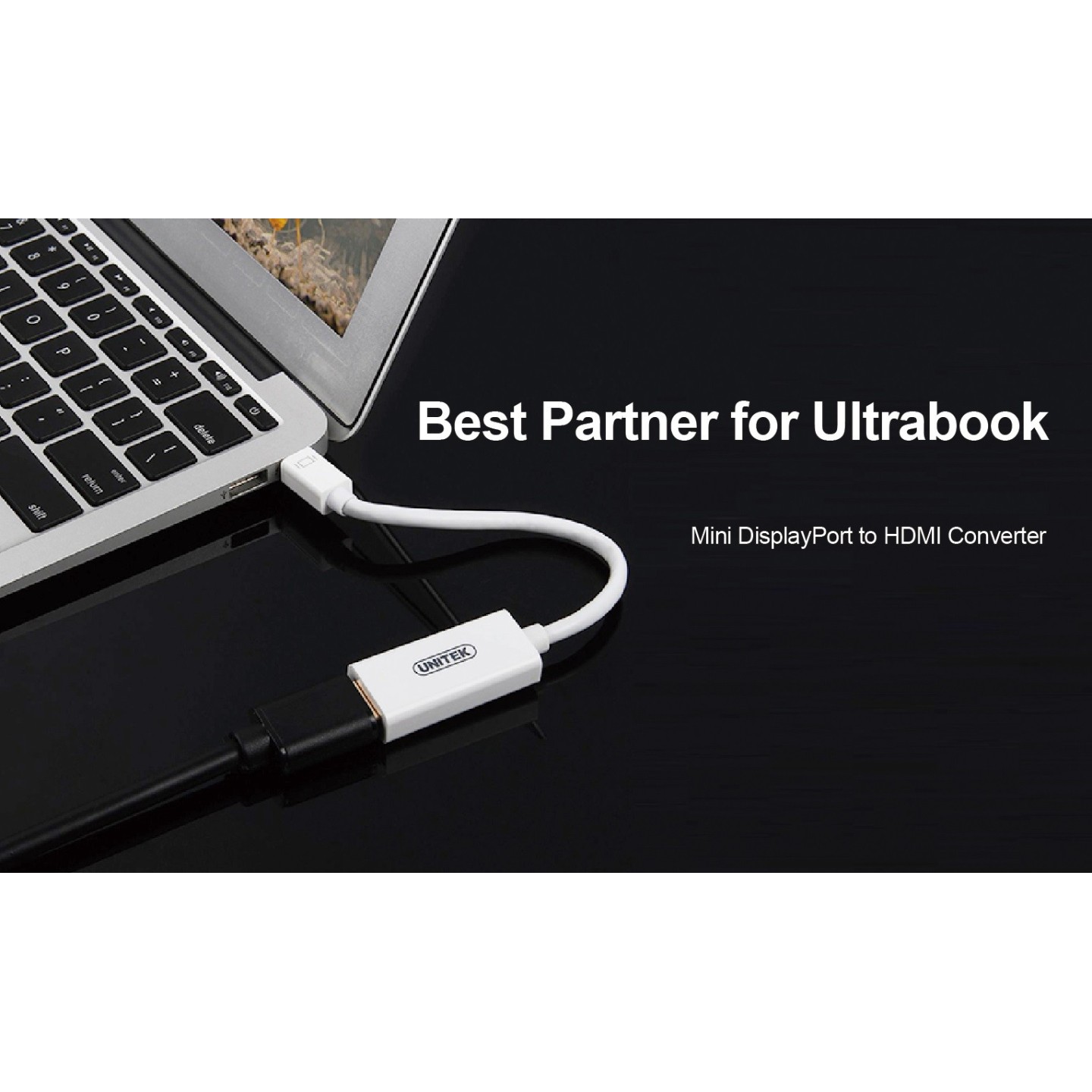 Unitek - Y-6331 - Mini DisplayPort to 4K HDMI Converter — Buy in Cyprus with Fast Delivery