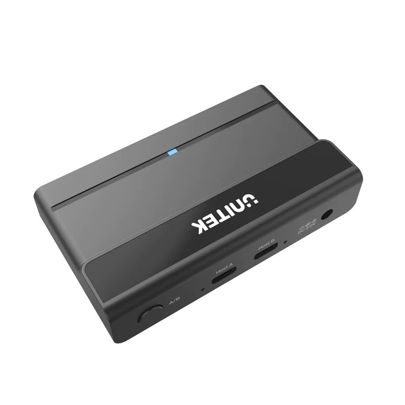 Buy Unitek KVM USB-C 2-Port Switch with 4-Port USB Hub - H1310A - USB-C 2-Port S... in Cyprus, Nicosia, Limassol, Larnaka, Pafos