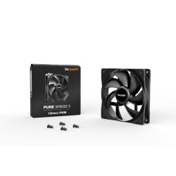 Buy Be Quiet Pure Wings 3 PWM 120mm - BL105 - Black 120mm PWM Case Fan, 1600 RPM... in Cyprus, Nicosia, Limassol, Larnaka, Pafos