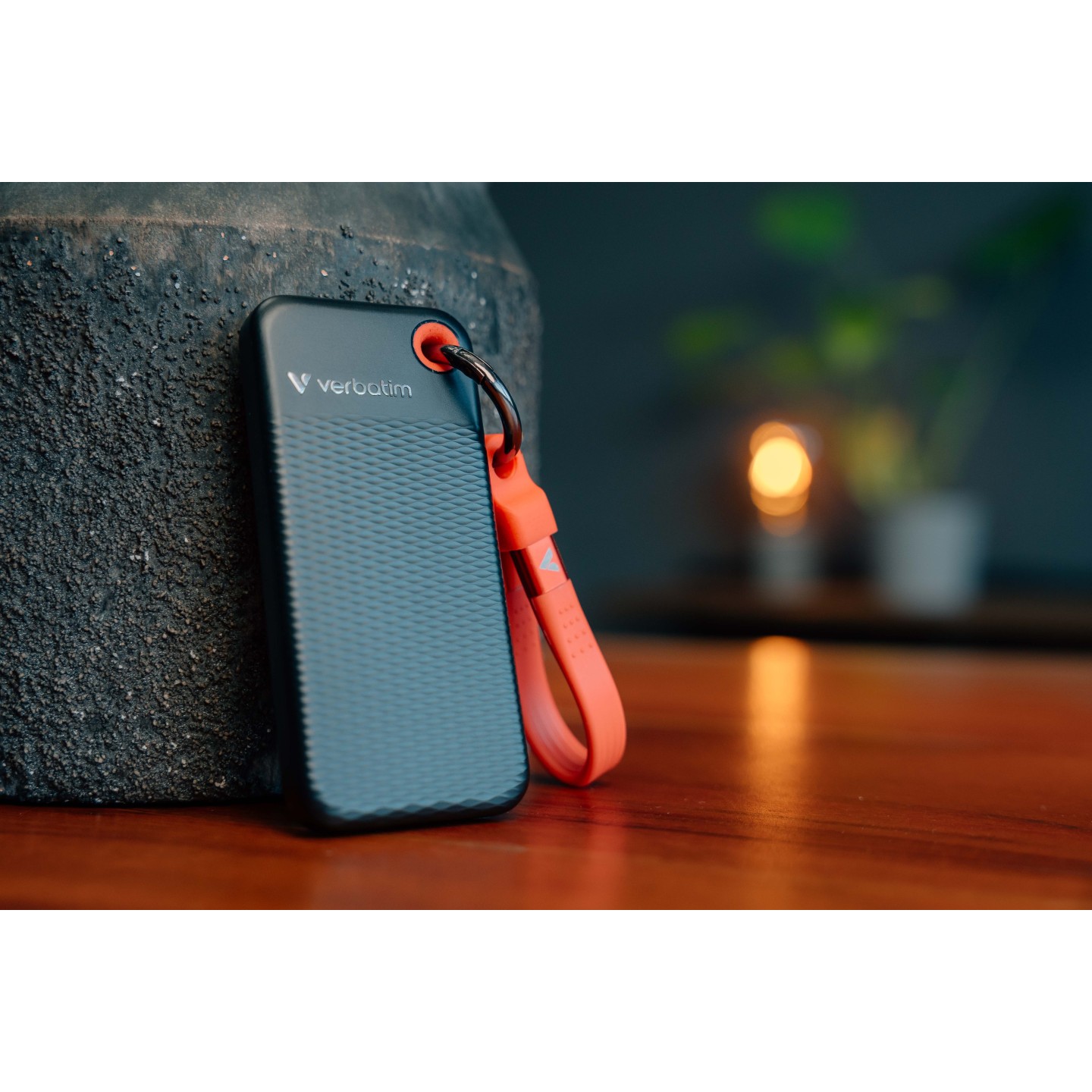 Verbatim SSD Portable POCKET KEYRING - 3.2 Gen2 2TB Black Red — Buy in Cyprus with Fast Delivery