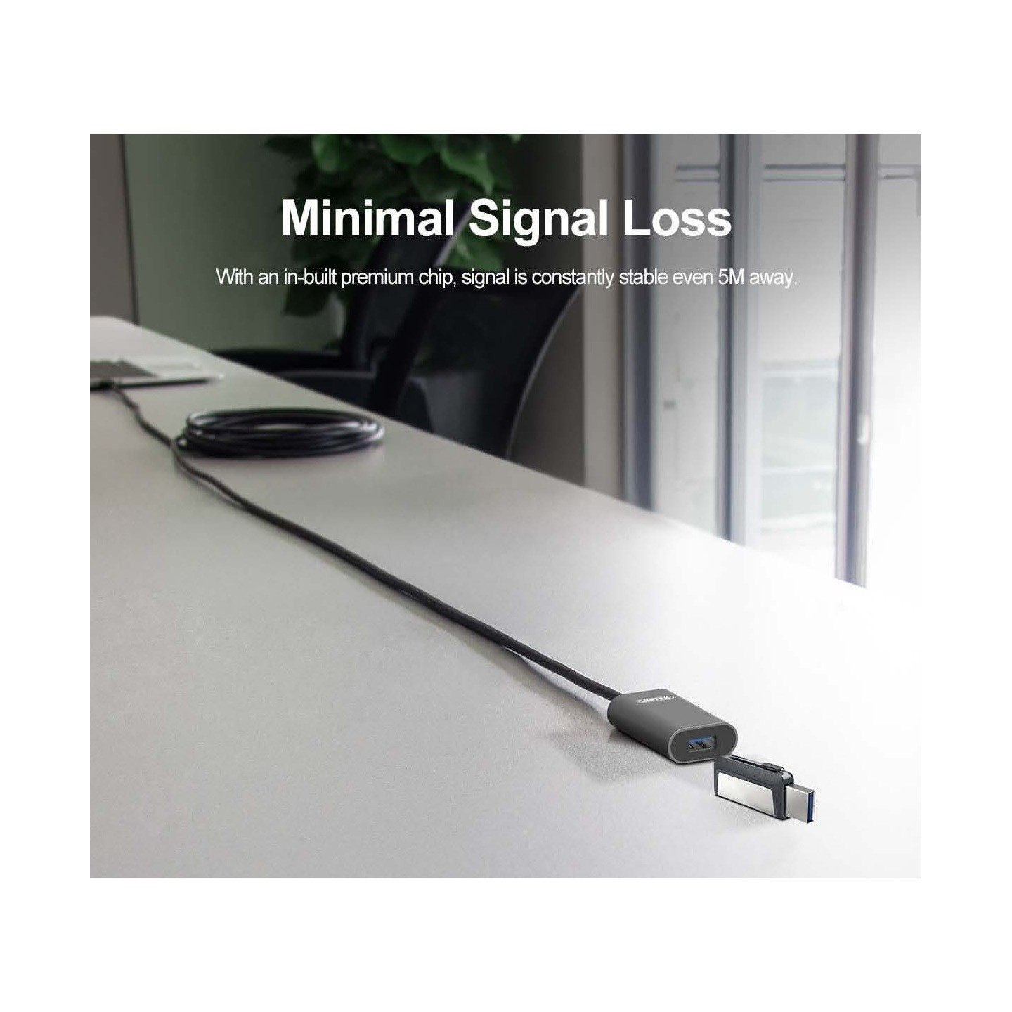 Unitek USB3.1 USB-C Male to USB-A Female - U304A - Active Extension Cable 5m — Buy in Cyprus with Fast Delivery