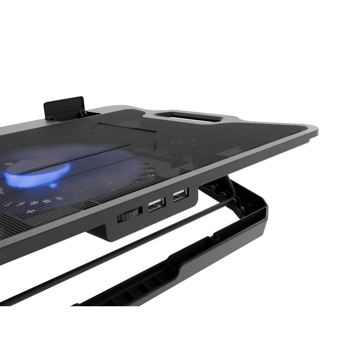 Natec Laptop Cooling Stand - 12.1-17.3 With Fan LED 2xUSB DIPPER 2 — Buy in Cyprus with Fast Delivery