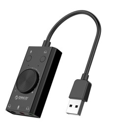 Buy Orico Converter USB-A to Sound Card - SC2 - USB-A to Sound Card with Volume in Cyprus, Nicosia, Limassol, Larnaka, Pafos