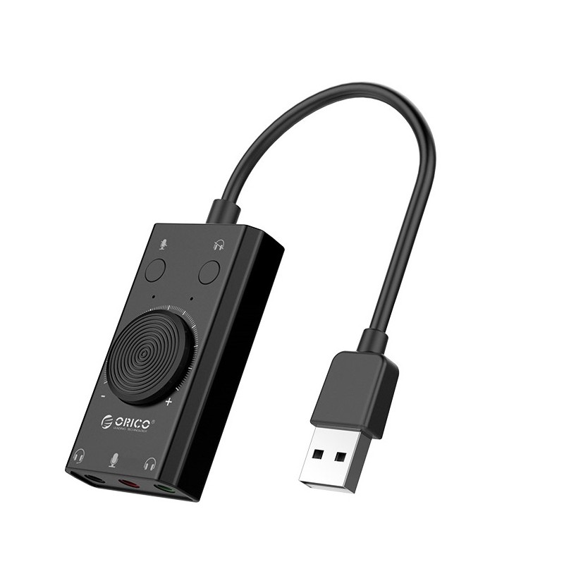 Buy Orico Converter USB-A to Sound Card - SC2 - USB-A to Sound Card with Volume in Cyprus, Nicosia, Limassol, Larnaka, Pafos