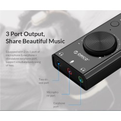 Buy Orico Converter USB-A to Sound Card - SC2 - USB-A to Sound Card with Volume in Cyprus, Nicosia, Limassol, Larnaka, Pafos