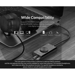 Buy Orico Converter USB-A to Sound Card - SC2 - USB-A to Sound Card with Volume in Cyprus, Nicosia, Limassol, Larnaka, Pafos