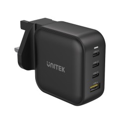 Buy Unitek 100W 4in1 GaN Multiplug Charger Black - P1112ABK - 100W 4in1 GaN Mult... in Cyprus, Nicosia, Limassol, Larnaka, Pafos