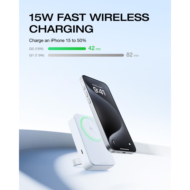 Buy EcoFlow Charge Powerbank - Magnetic RAPID 10000mAh Silver in Cyprus, Nicosia, Limassol, Larnaka, Pafos