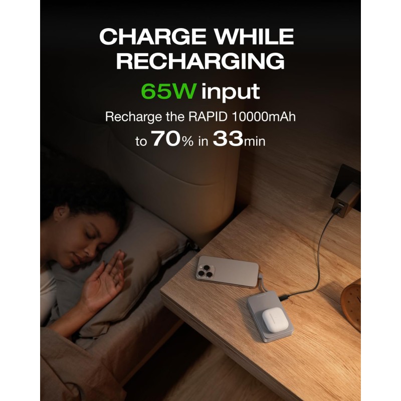 Buy EcoFlow Charge Powerbank - Magnetic RAPID 10000mAh Silver in Cyprus, Nicosia, Limassol, Larnaka, Pafos