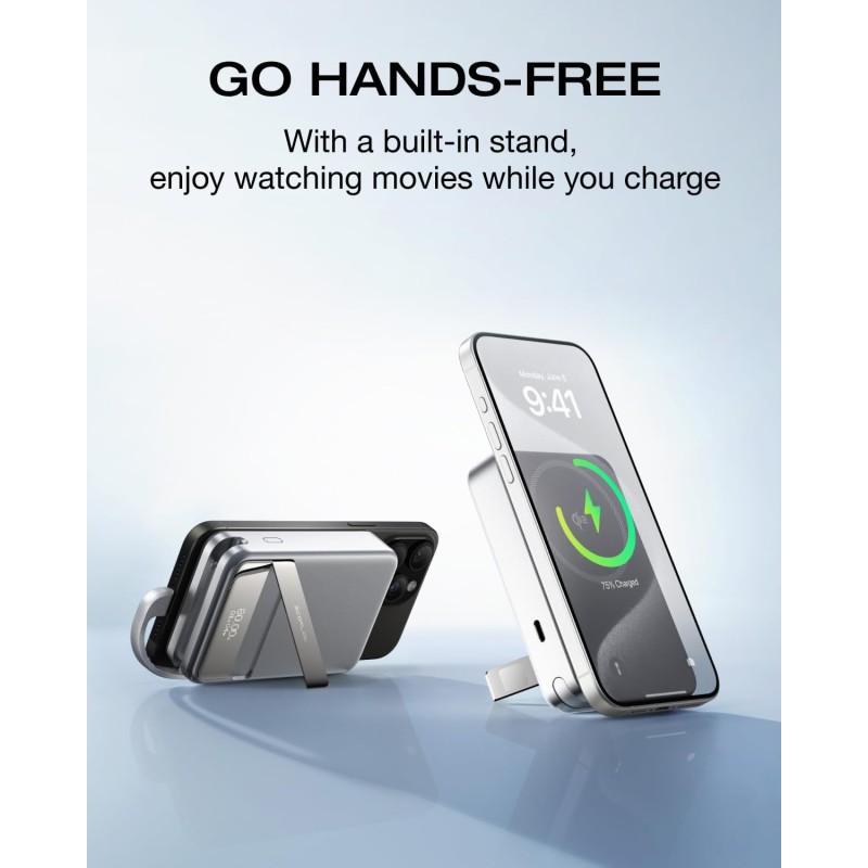 Buy EcoFlow Charge Powerbank - Magnetic RAPID 10000mAh Silver in Cyprus, Nicosia, Limassol, Larnaka, Pafos