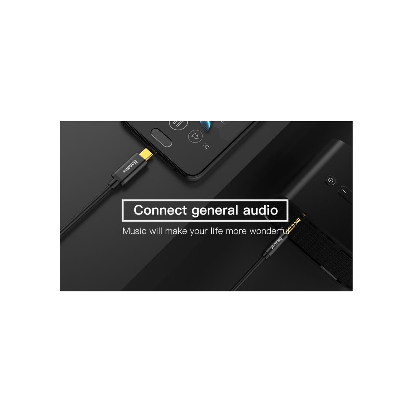 Baseus Yiven Type-C Male to 3.5 Male Audio Cable - 1.2m — Buy in Cyprus with Fast Delivery