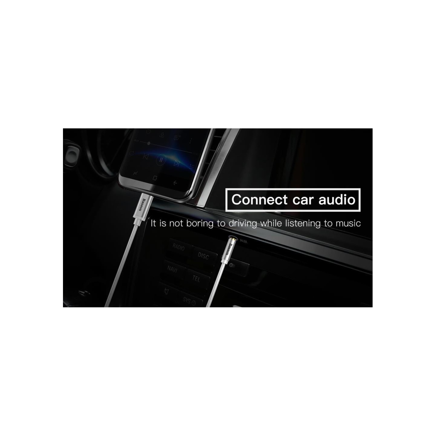 Baseus Yiven Type-C Male to 3.5 Male Audio Cable - 1.2m — Buy in Cyprus with Fast Delivery