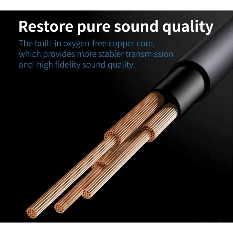 Buy Baseus Yiven Type-C Male to 3.5 Male Audio Cable - 1.2m in Cyprus, Nicosia, Limassol, Larnaka, Pafos