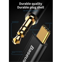 Buy Baseus Yiven Type-C Male to 3.5 Male Audio Cable - 1.2m in Cyprus, Nicosia, Limassol, Larnaka, Pafos