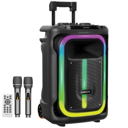 Buy SonicGear HYPERBOX - 1500 Pro - 15'' Portable Karaoke Speaker 240W BT USB 2x... in Cyprus, Nicosia, Limassol, Larnaka, Pafos