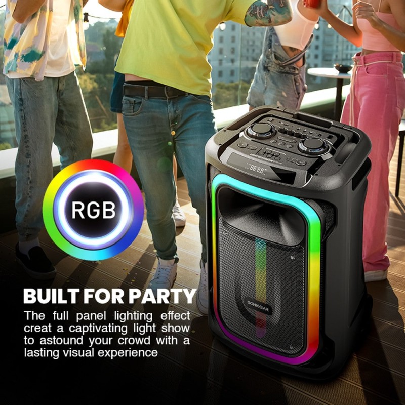 Buy SonicGear HYPERBOX - 1500 Pro - 15'' Portable Karaoke Speaker 240W BT USB 2x... in Cyprus, Nicosia, Limassol, Larnaka, Pafos