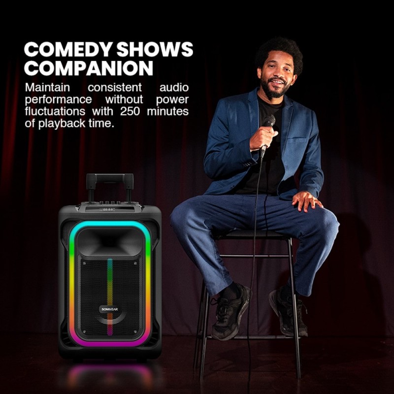 Buy SonicGear HYPERBOX - 1500 Pro - 15'' Portable Karaoke Speaker 240W BT USB 2x... in Cyprus, Nicosia, Limassol, Larnaka, Pafos