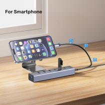 Unitek H1335A 7-Port USB-C Hub – 3x 10Gbps USB-C + 4x 5Gbps USB-A | Armenius Store