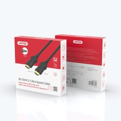 Buy Unitek Cable - C11060BK-2M - 8K HDMI 2.1 120Hz Cable 2.0m in Cyprus, Nicosia, Limassol, Larnaka, Pafos