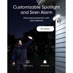 Buy Anker Eufy Security Camera Outdoor Floodlight - E30 - Outdoor Floodlight in Cyprus, Nicosia, Limassol, Larnaka, Pafos