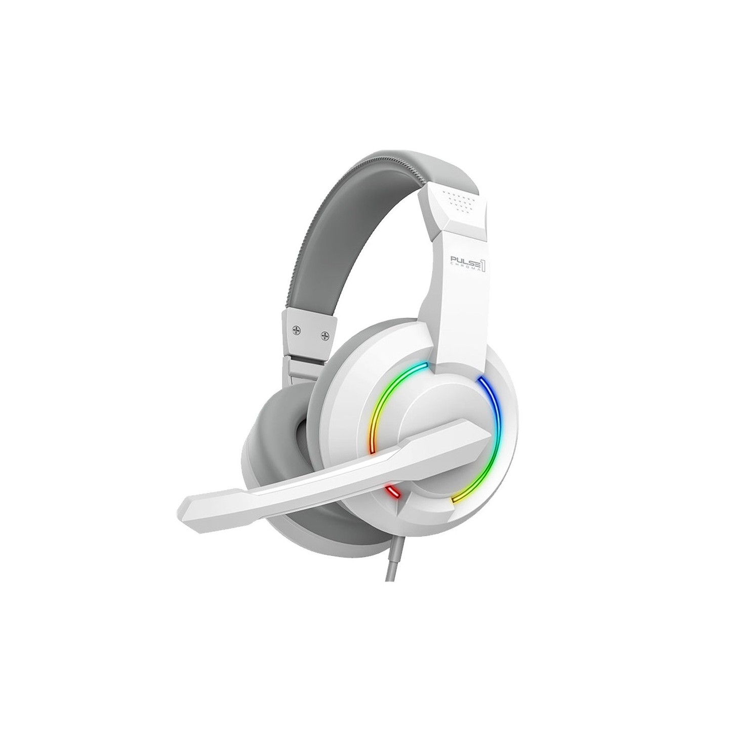 Armaggeddon Pulse 1 Chroma Gaming Headset 3.5mm 2.1 40mm White (Boxed) — Buy in Cyprus with Fast Delivery