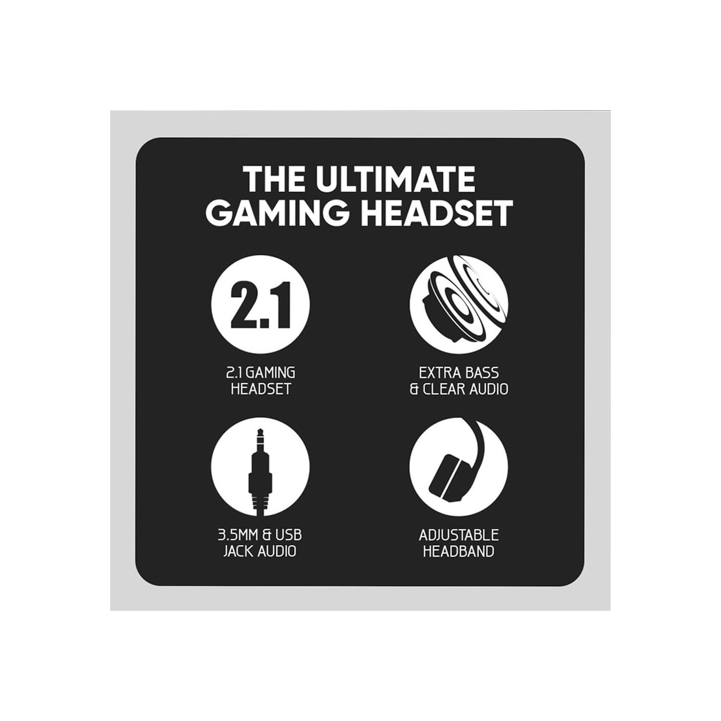 Armaggeddon Pulse 1 Chroma Gaming Headset 3.5mm 2.1 40mm White (Boxed) — Buy in Cyprus with Fast Delivery