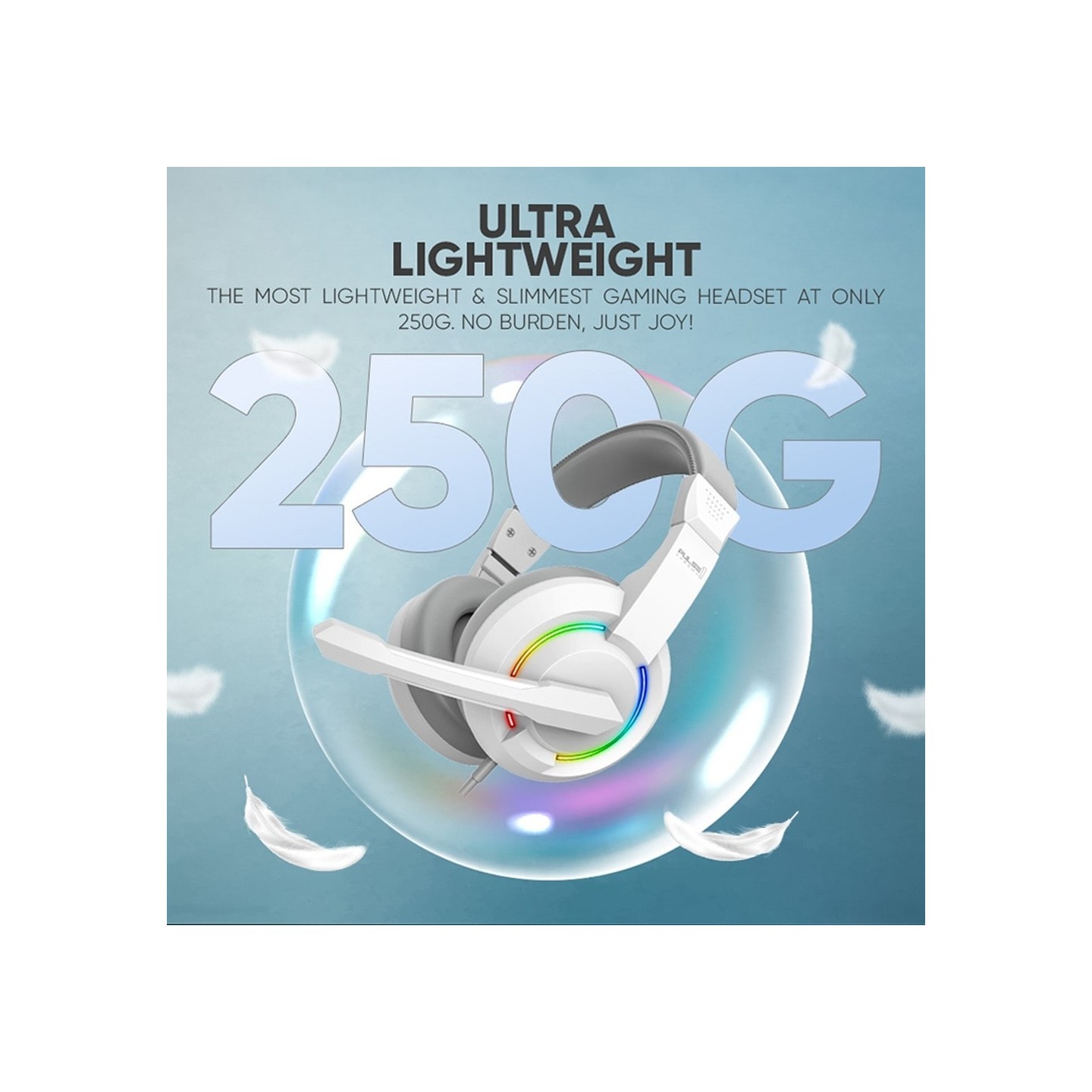 Armaggeddon Pulse 1 Chroma Gaming Headset 3.5mm 2.1 40mm White (Boxed) — Buy in Cyprus with Fast Delivery