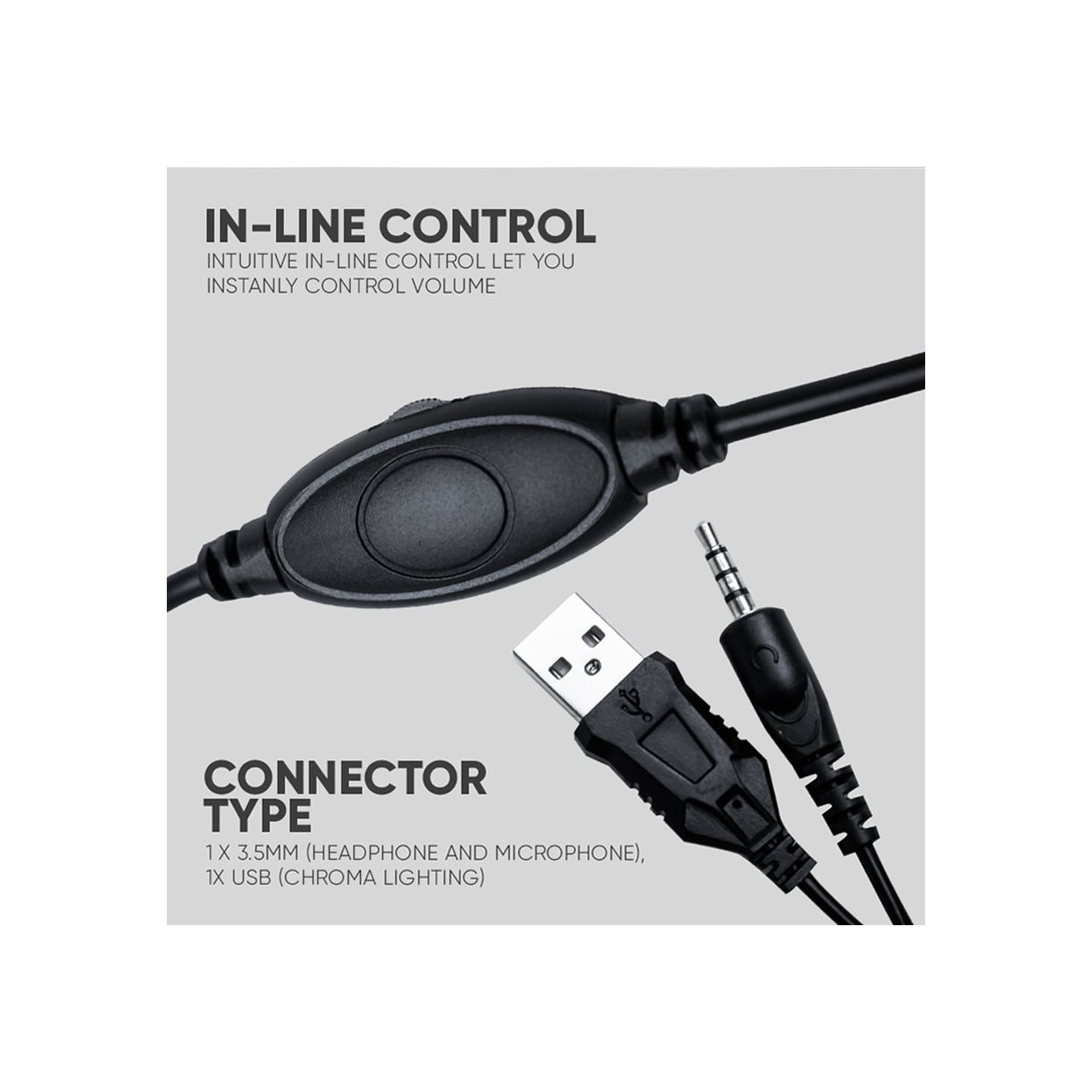 Armaggeddon Pulse 1 Chroma Gaming Headset 3.5mm 2.1 40mm White (Boxed) — Buy in Cyprus with Fast Delivery