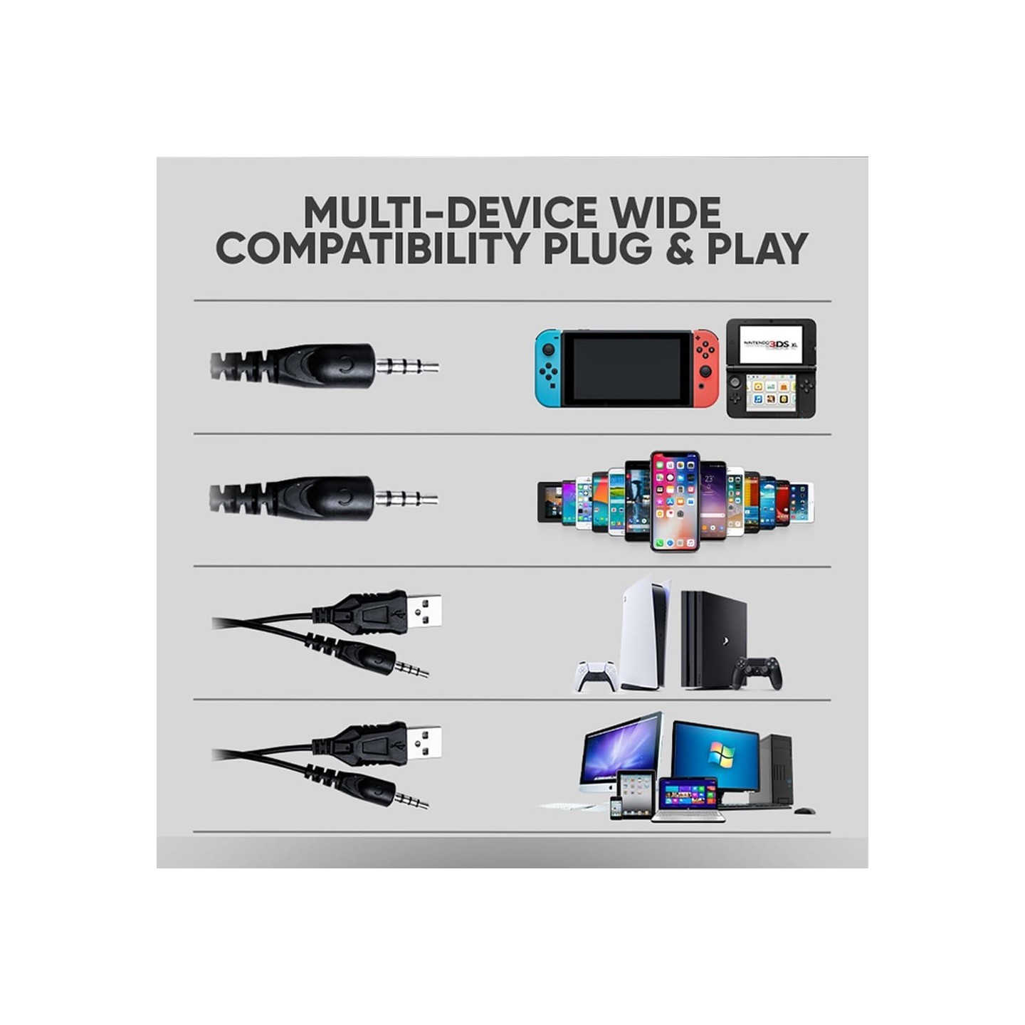 Armaggeddon Pulse 1 Chroma Gaming Headset 3.5mm 2.1 40mm White (Boxed) — Buy in Cyprus with Fast Delivery