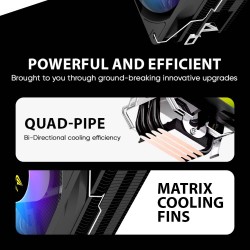 Armaggeddon Blizzard 2 ARGB CPU Cooler 120mm - Black (Boxed) — Buy in Cyprus with Fast Delivery