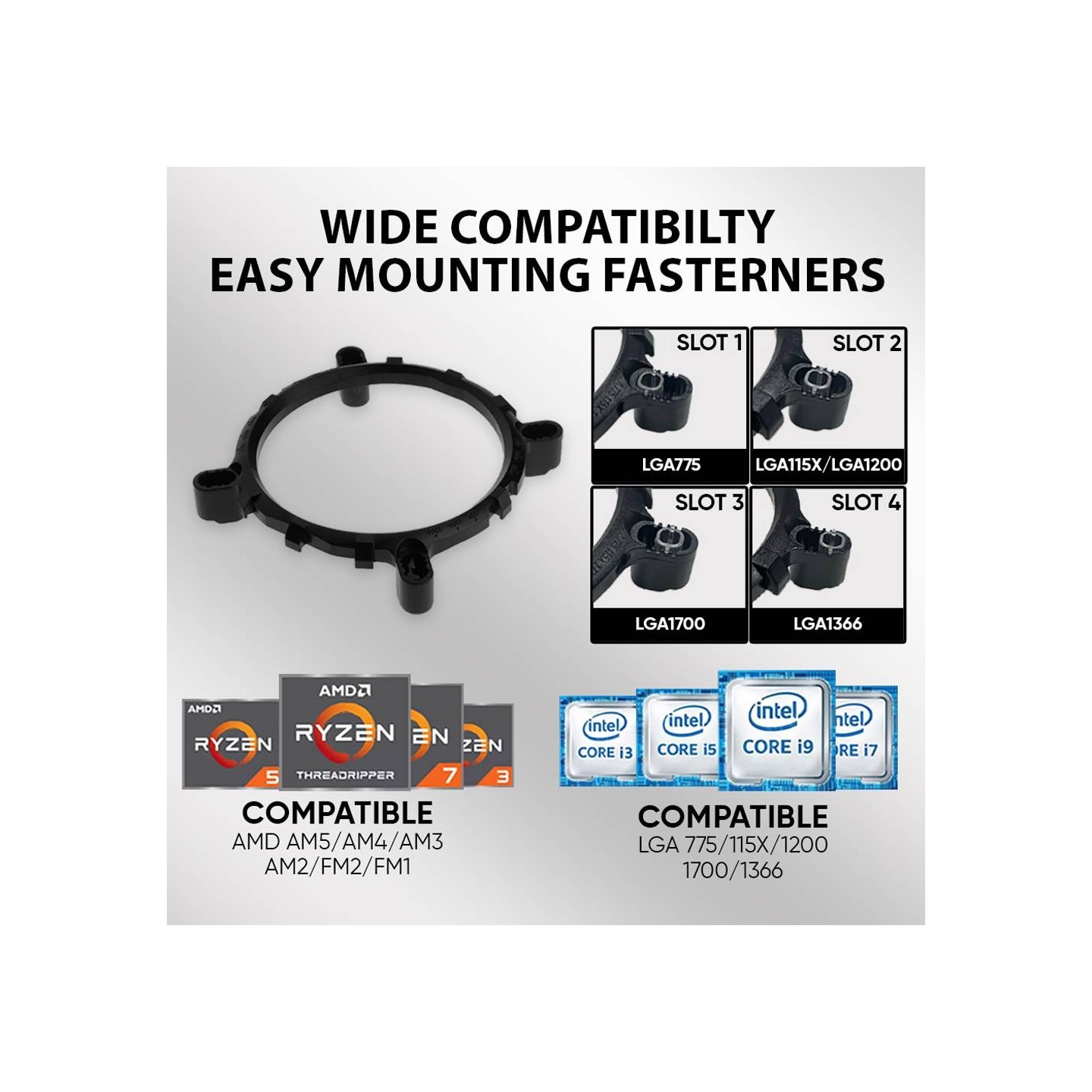 Armaggeddon Blizzard 2 ARGB CPU Cooler 120mm - Black (Boxed) — Buy in Cyprus with Fast Delivery