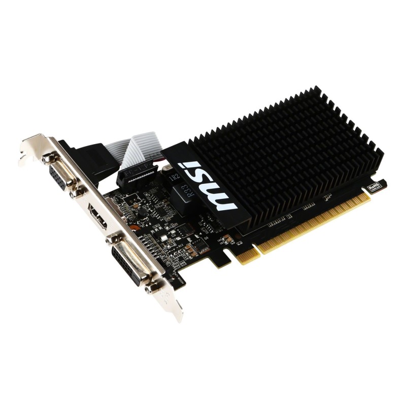 Buy MSI GeForce GT 710 2GD3H LP - Low-Profile 2GB GDDR3, 954 MHz Core, 1600 MHz Mem in Cyprus, Nicosia, Limassol, Larnaka, Pafos