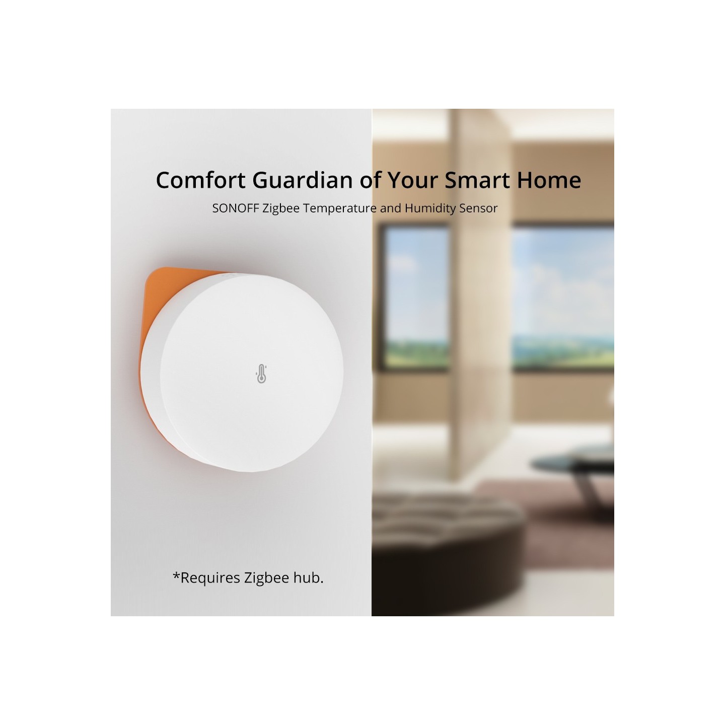SONOFF Zigbee Smart Temperature Humidity Sensor - SNZB-02P - Zigbee Smart Temperature Humidity Sensor