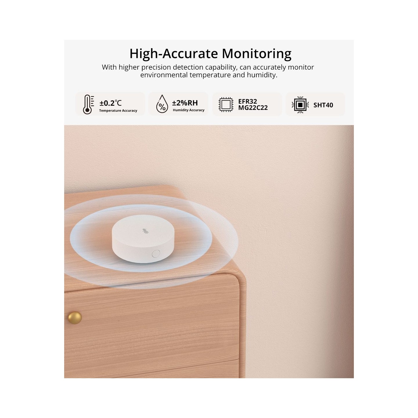 SONOFF Zigbee Smart Temperature Humidity Sensor - SNZB-02P - Zigbee Smart Temperature Humidity Sensor