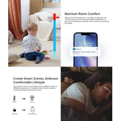 Buy SONOFF Zigbee Smart Temperature Humidity Sensor - SNZB-02P - Zigbee Smart Te... in Cyprus, Nicosia, Limassol, Larnaka, Pafos