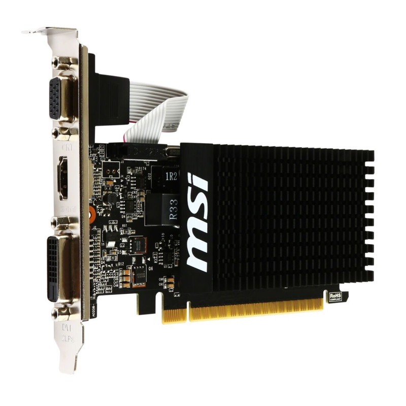 Buy MSI GeForce GT 710 2GD3H LP - Low-Profile 2GB GDDR3, 954 MHz Core, 1600 MHz Mem in Cyprus, Nicosia, Limassol, Larnaka, Pafos
