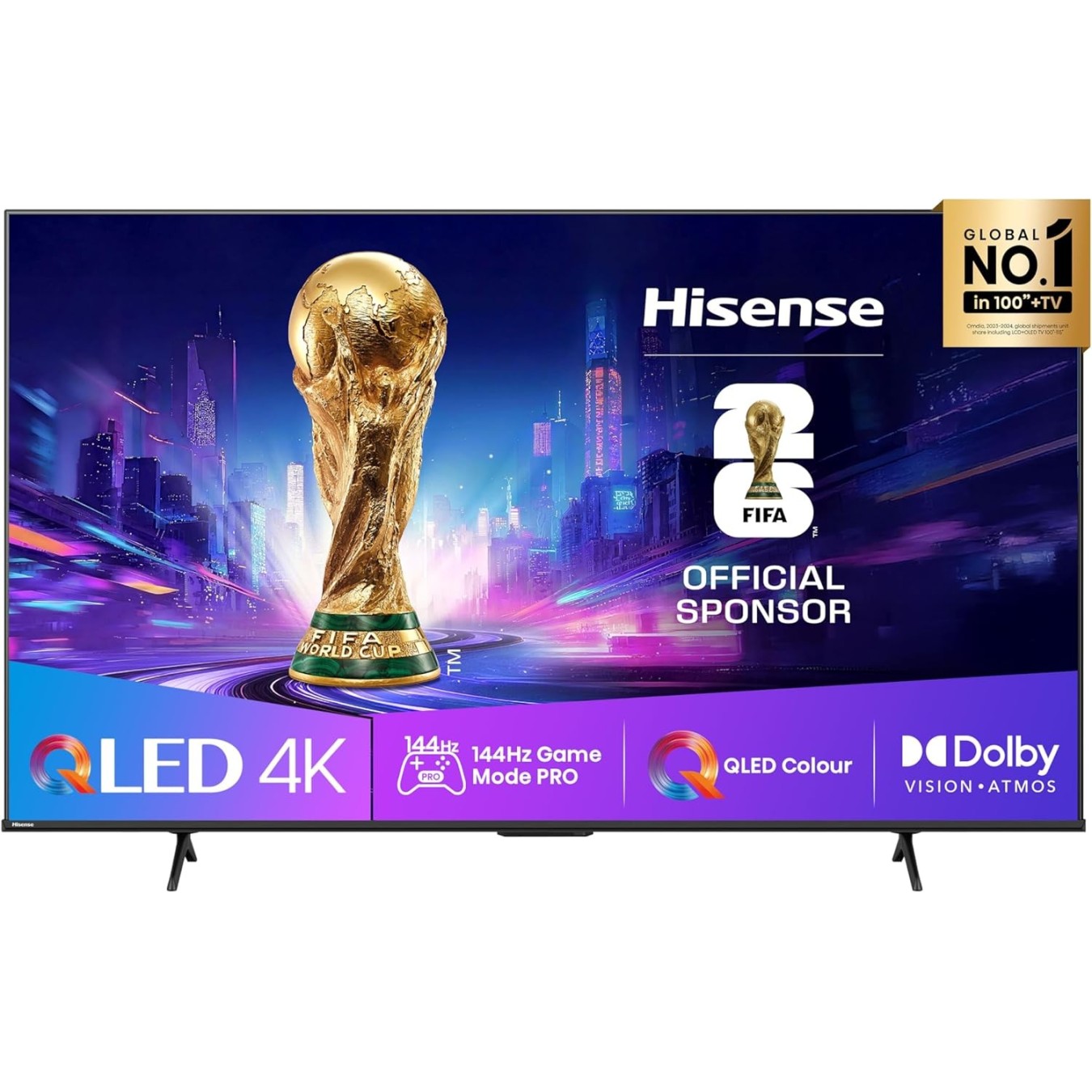 Hisense 75'' 4K Smart QLED TV - 75E7Q PRO - 75'' 4K Smart QLED TV 144 Hz — Buy in Cyprus with Fast Delivery