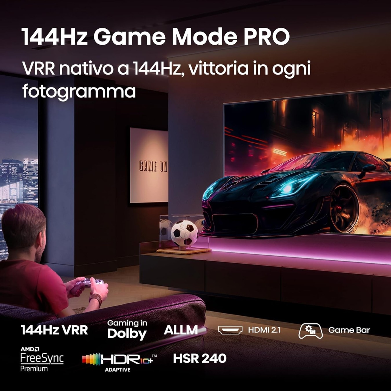 Hisense 75'' 4K Smart QLED TV - 75E7Q PRO - 75'' 4K Smart QLED TV 144 Hz — Buy in Cyprus with Fast Delivery