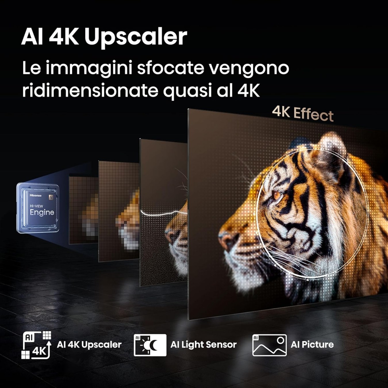 Hisense 75'' 4K Smart QLED TV - 75E7Q PRO - 75'' 4K Smart QLED TV 144 Hz — Buy in Cyprus with Fast Delivery