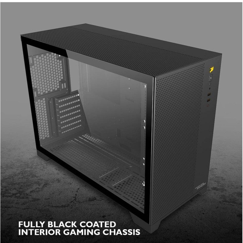 Buy Armaggeddon TESSARAXX APEX 13 AIR Gaming Case - Black in Cyprus, Nicosia, Limassol, Larnaka, Pafos