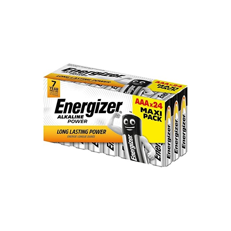 Buy Energizer Alkaline Power AAA - 656.931UK - 24pcs pack in Cyprus, Nicosia, Limassol, Larnaka, Pafos