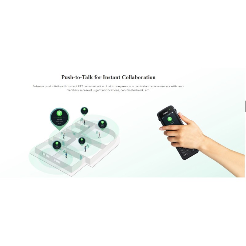 Buy Yealink IP Phone - AX86R - Cordless Wi-Fi 6 Handset Ruggedized IP67 Roaming ... in Cyprus, Nicosia, Limassol, Larnaka, Pafos