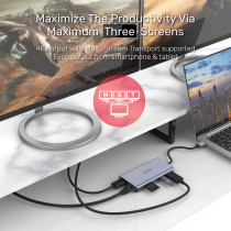 Unitek D1056A USB-C Hub – 4K HDMI/DP PD 100W | Armenius Store