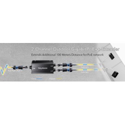 Buy Cudy PoE Extender - POE25 - Gigabit 2PoE 60W with PoE++ Input Outdoor IP67 in Cyprus, Nicosia, Limassol, Larnaka, Pafos