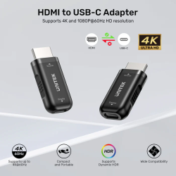 Buy Unitek HDMI Female to USB-C Male Adaptor - V1187B - HDMI Female to USB-C Mal... in Cyprus, Nicosia, Limassol, Larnaka, Pafos