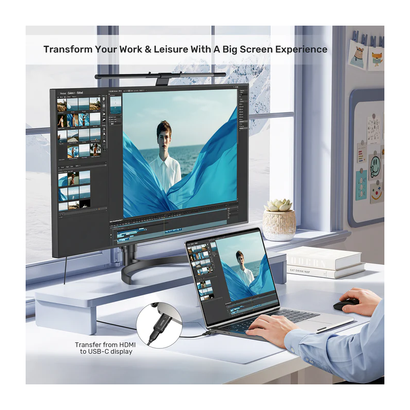 Buy Unitek HDMI Female to USB-C Male Adaptor - V1187B - HDMI Female to USB-C Mal... in Cyprus, Nicosia, Limassol, Larnaka, Pafos