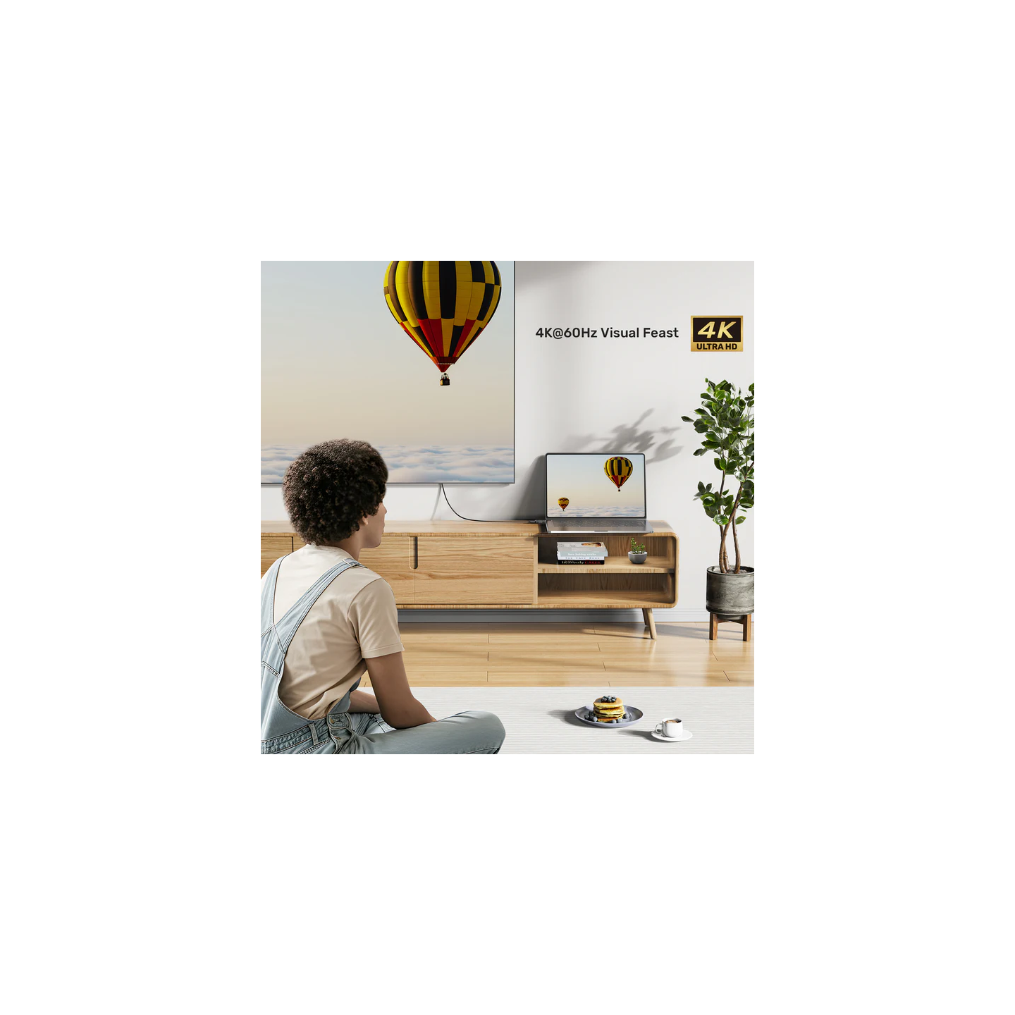 Unitek HDMI Female to USB-C Male Adaptor - V1187B - HDMI Female to USB-C Male Adaptor 4K — Buy in Cyprus with Fast Delivery